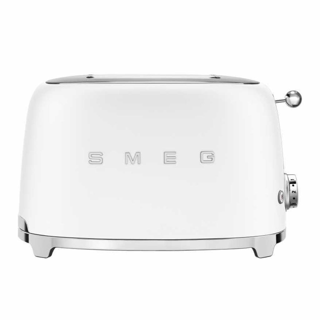 product image - Тостер на два слота Smeg 50 Style, 19,8х31х19,5 см, белый матовый