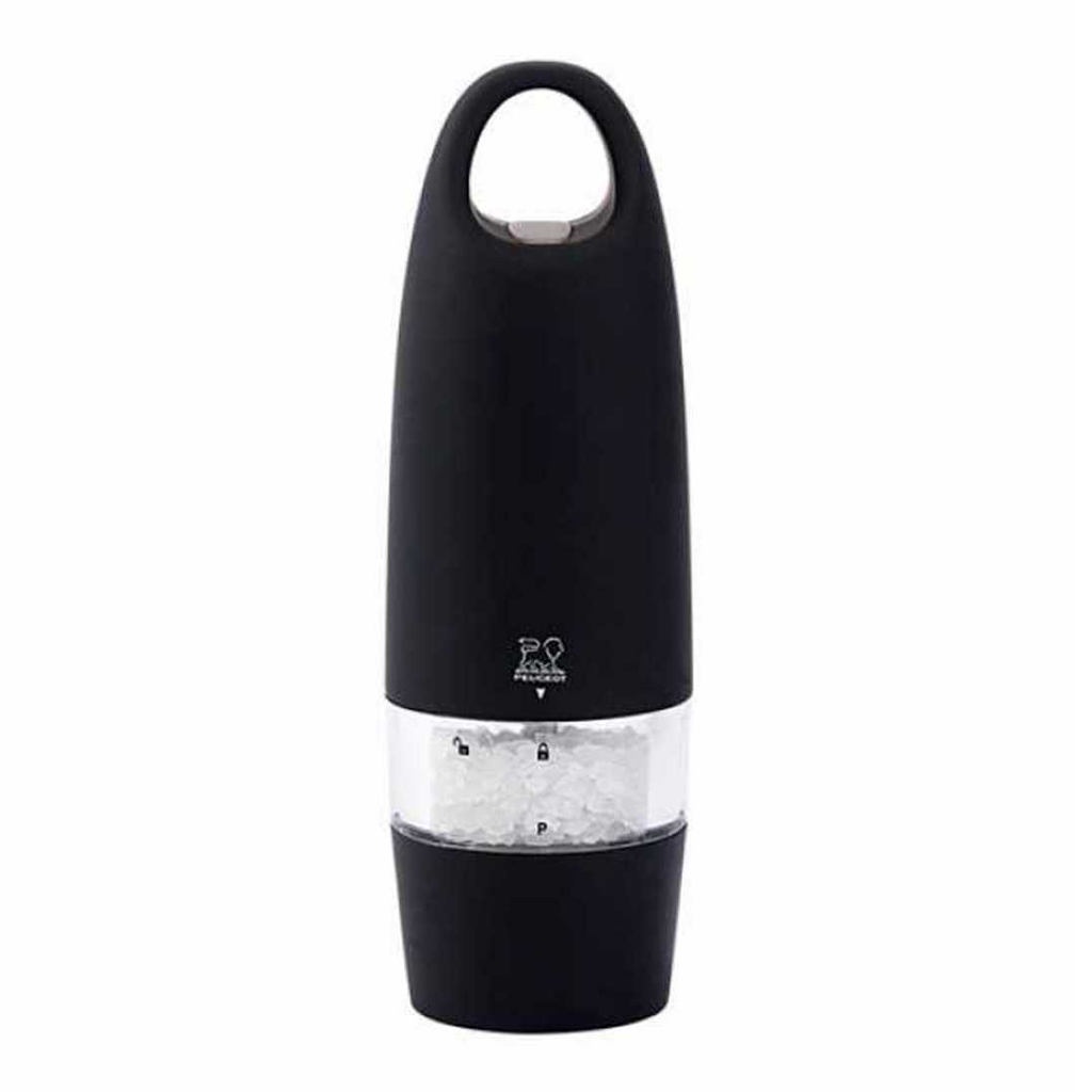 product image - Электрическая мельница для соли Peugeot ZEST, высота 18 см, черный