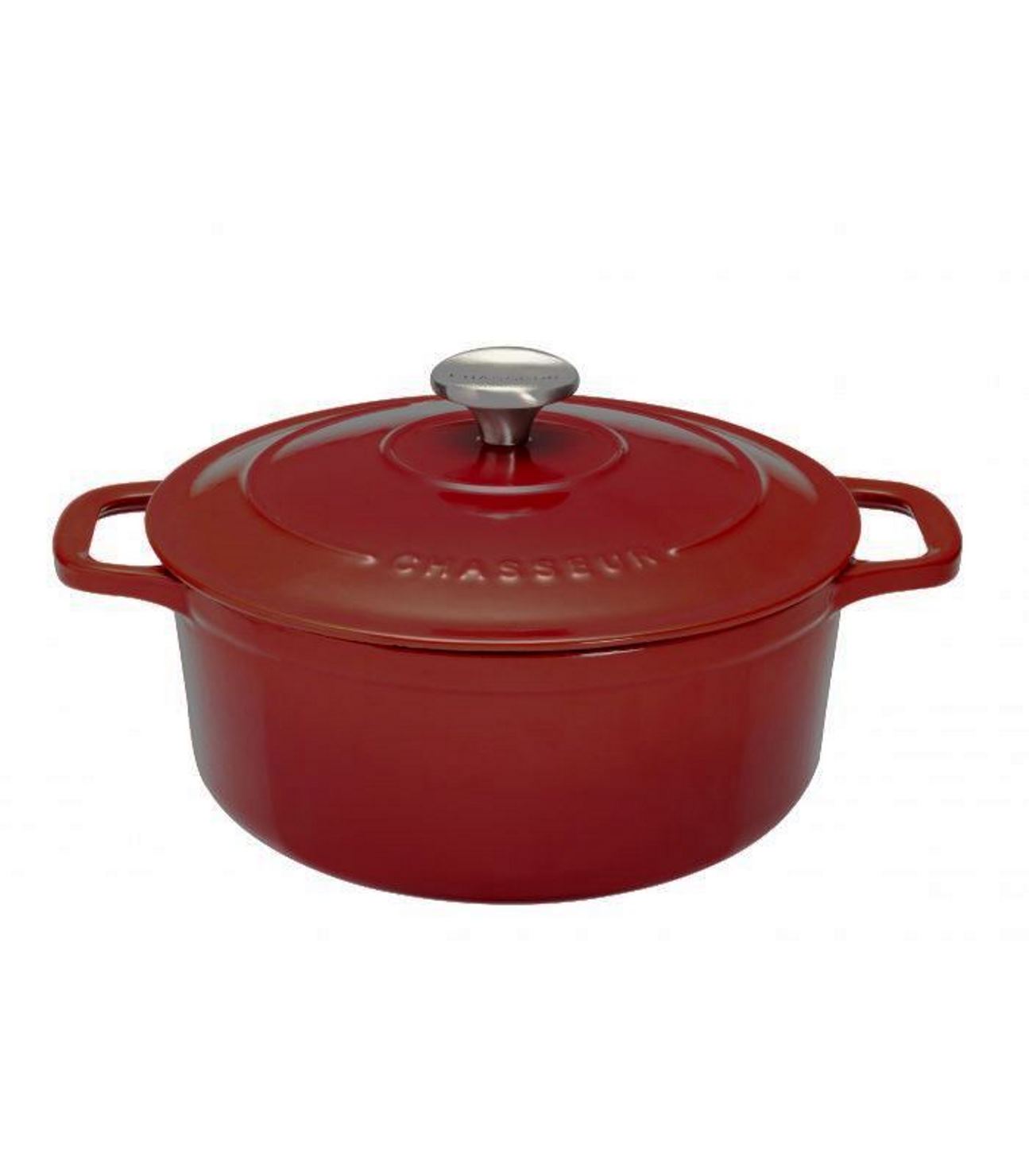 product image - Каструля з кришкою Chasseur ROUND CASSEROLE, об'єм 2,5 л, червоний рубін