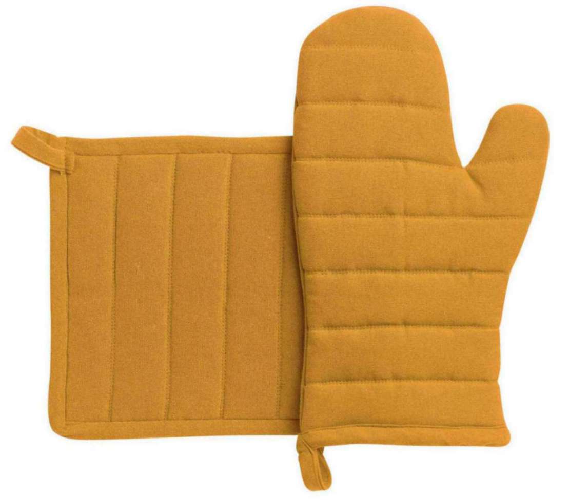product image - Набор кухонный: варежка и прихватка Winkler JONA, желтый