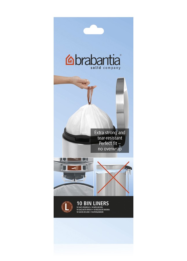 product image - Набір сміттєвих пакетів Brabantia L (45 л), 10 шт.