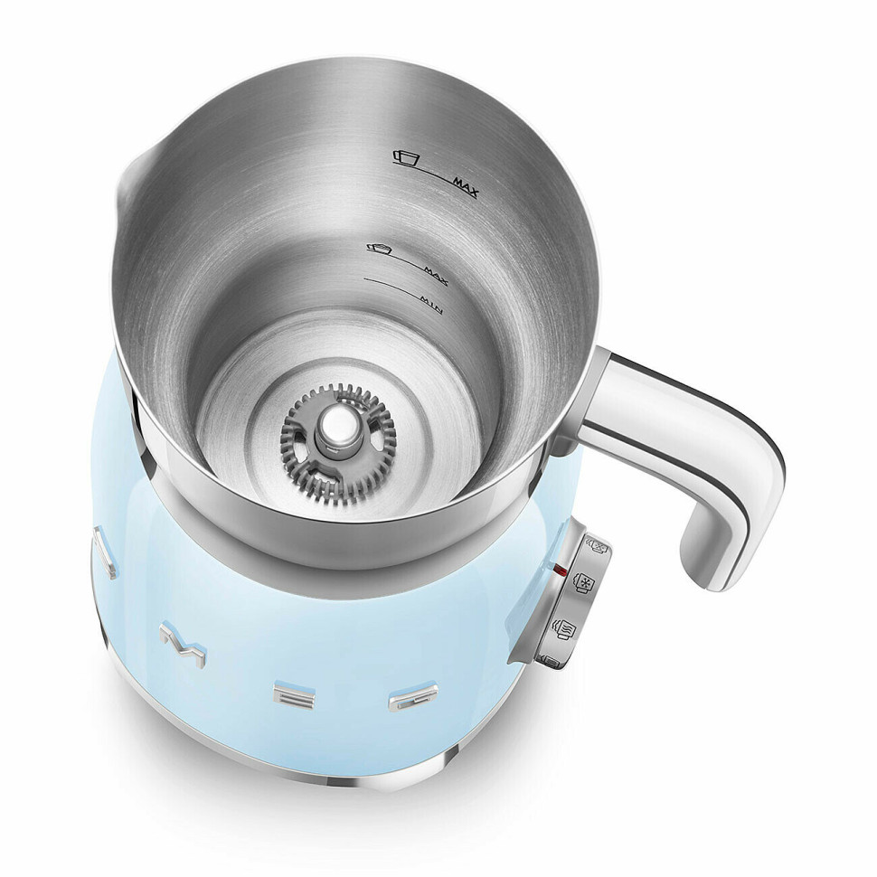 Спінювач молока Smeg 50 Style, блакитний