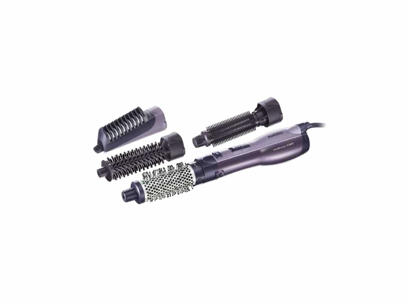 product image - Фен-щітка Multistyle 1200 з 4 насадками BaByliss, темно-фіолетовий