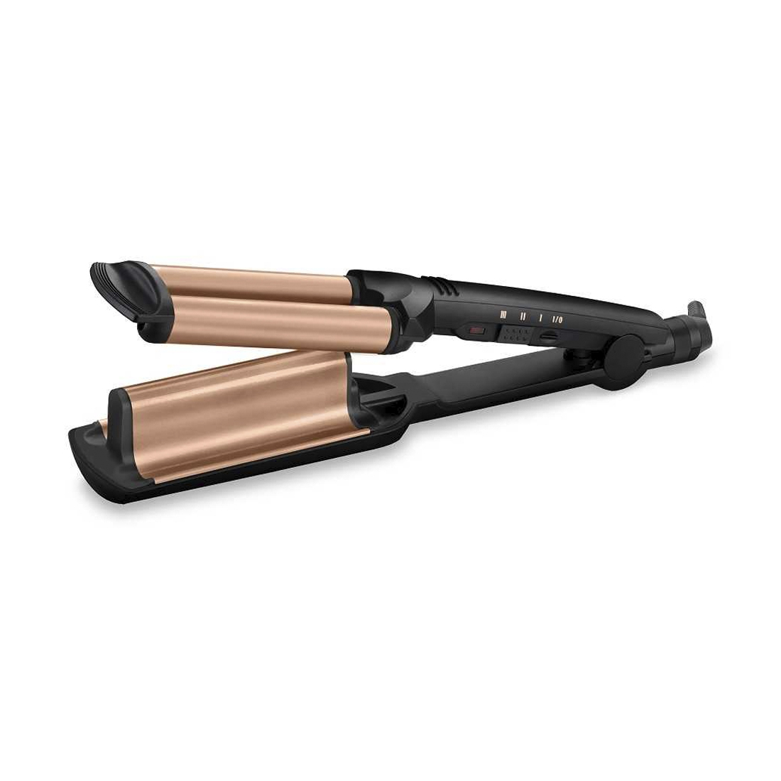 product image - Щипці гофре BaByliss Deep Waves, чорний з мідним