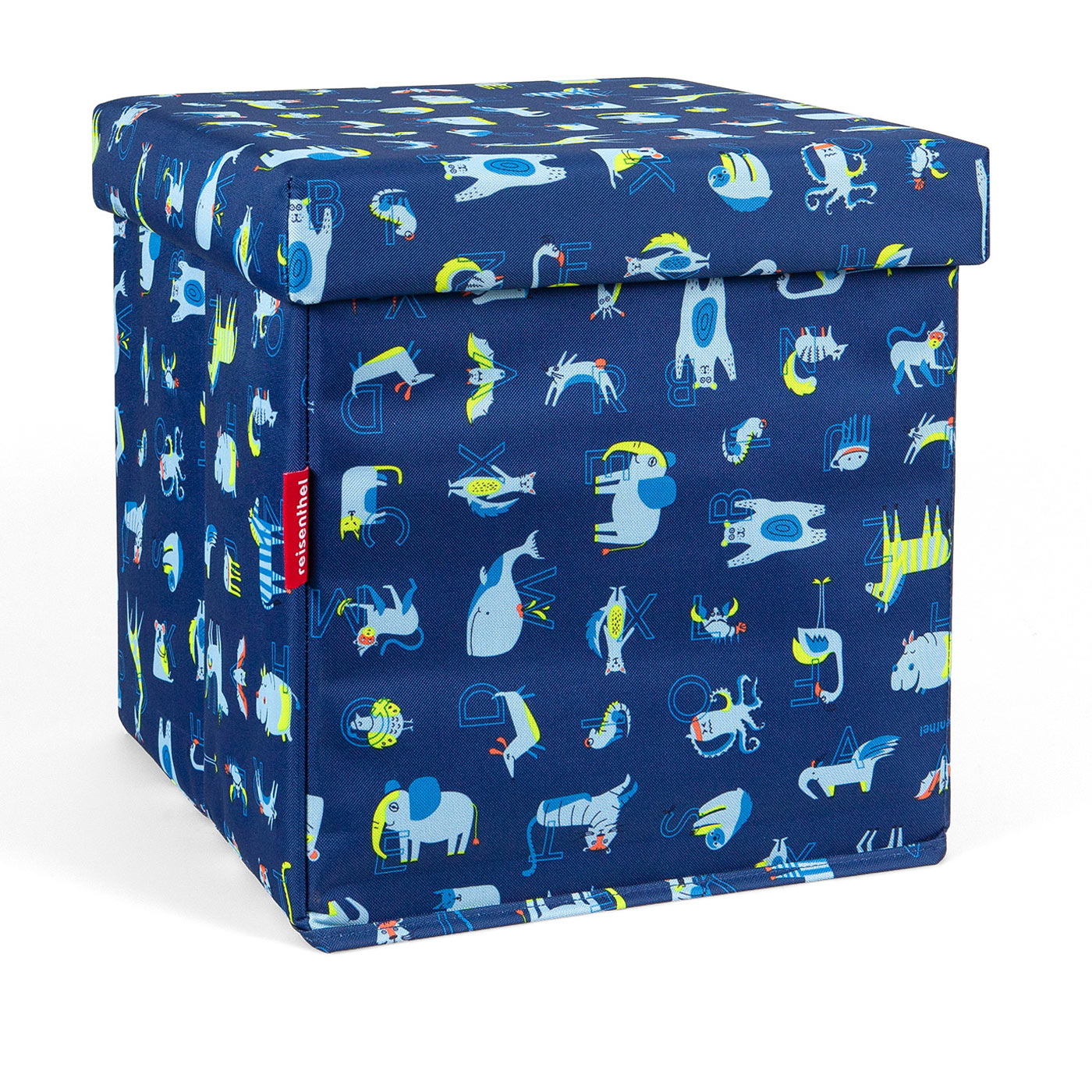 product image - Складана коробка для іграшок Reisenthel SITBOX KIDS, 30 х 33 х 30 см, синій з білим