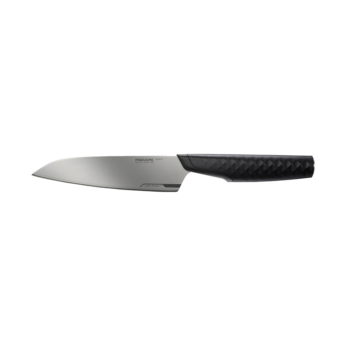 Ніж шеф-кухаря Fiskars Taiten, довжина 13 см, чорний