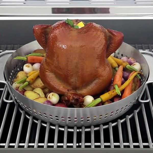 Ростер для курицы Weber Gourmet BBQ System, серебристый