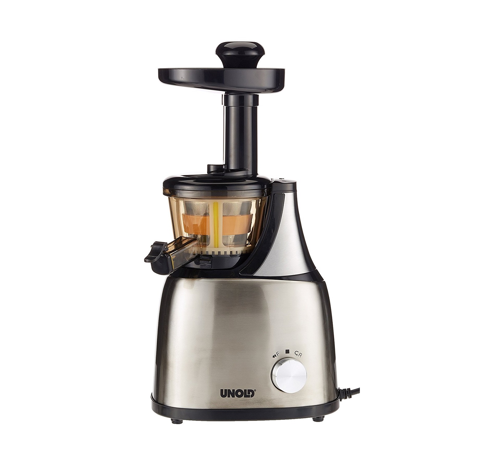 product image - Соковичавниця з 2 чашами Unold, висота 45 см, сріблястий