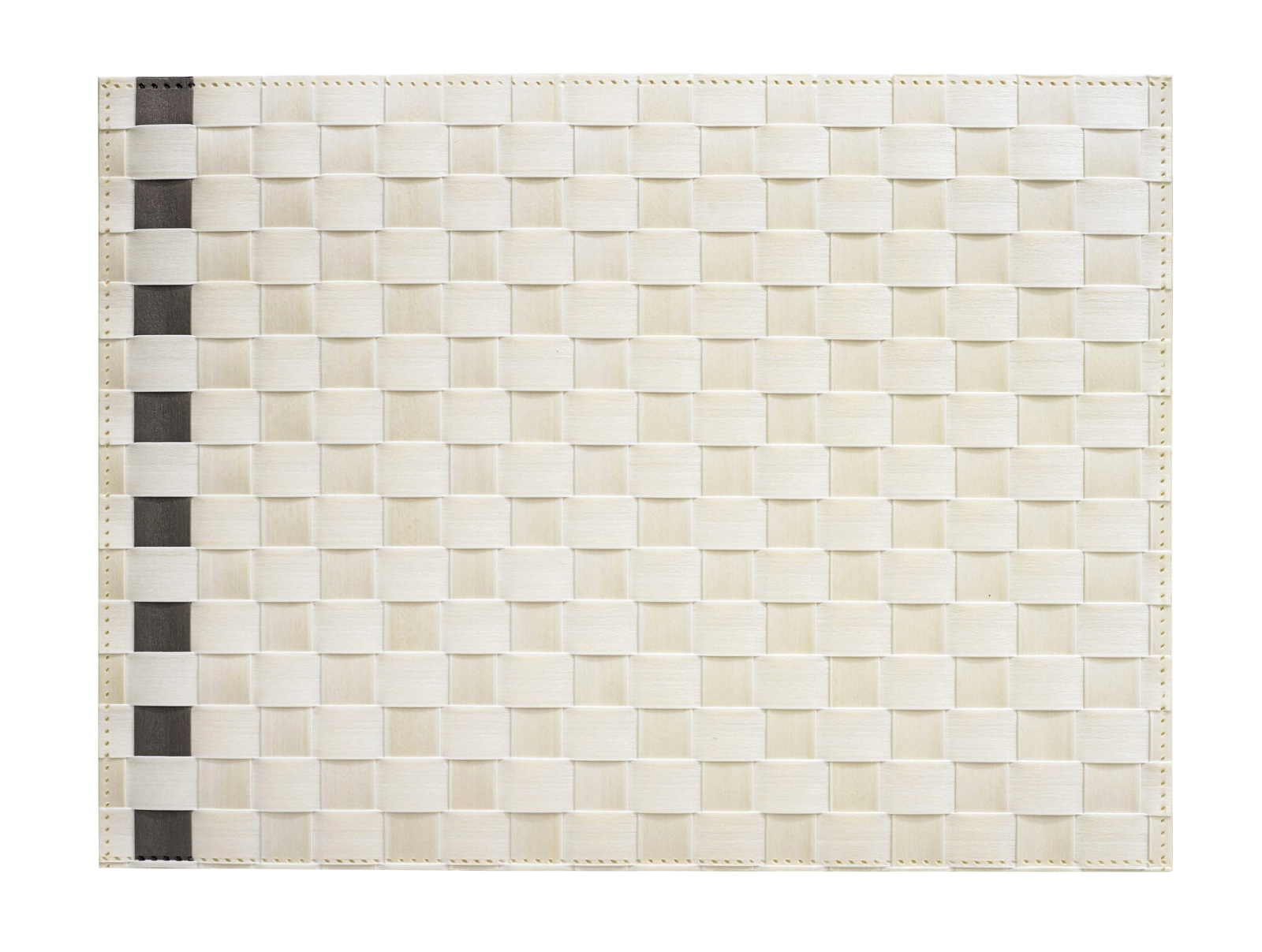 product image - Підставка під тарілку Saleen WOVEN PLACEMATS, 30х40 см, бежевий з чорним