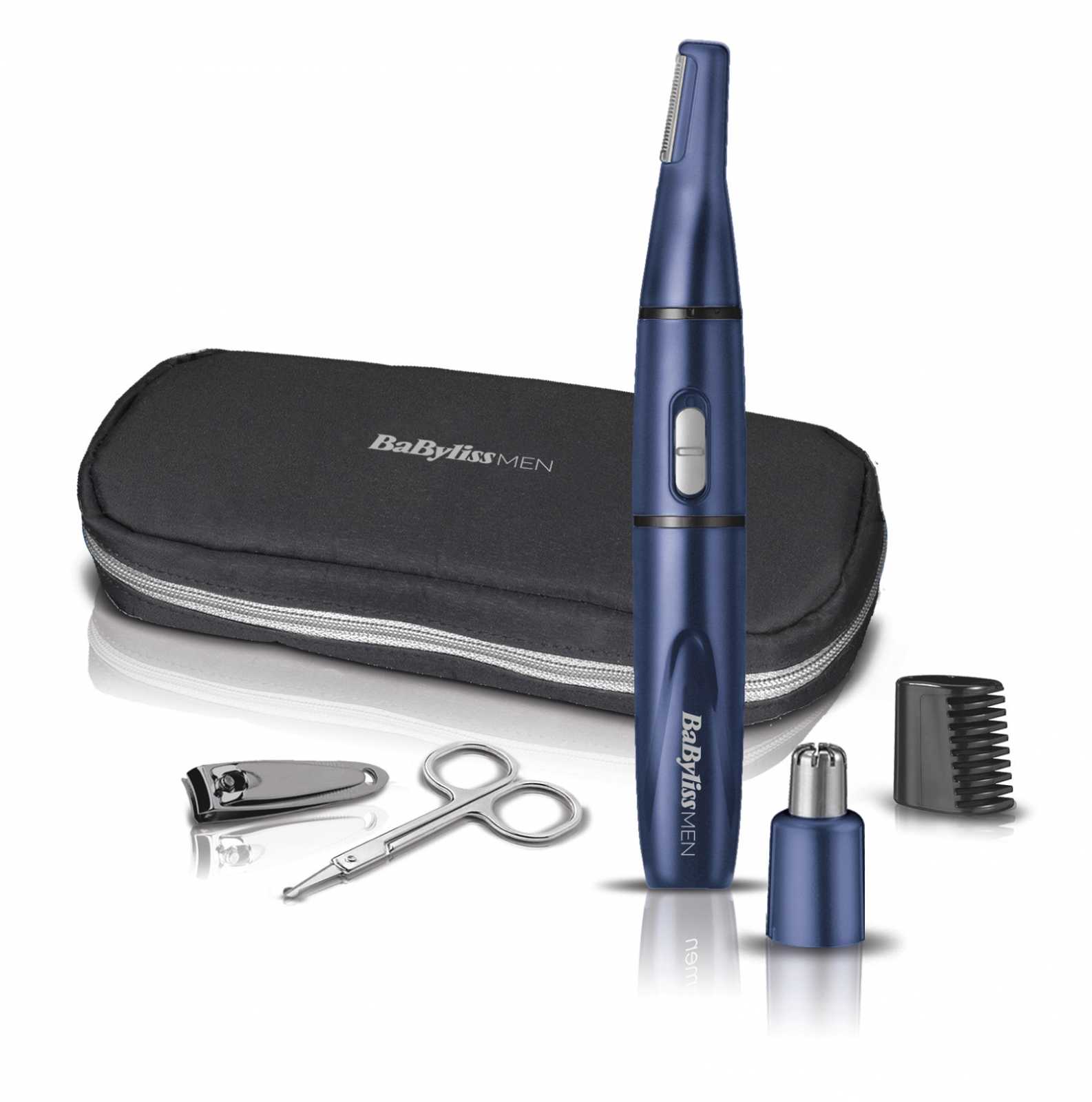 product image - Триммер мини промо набор 5 в 1 Babyliss, синий