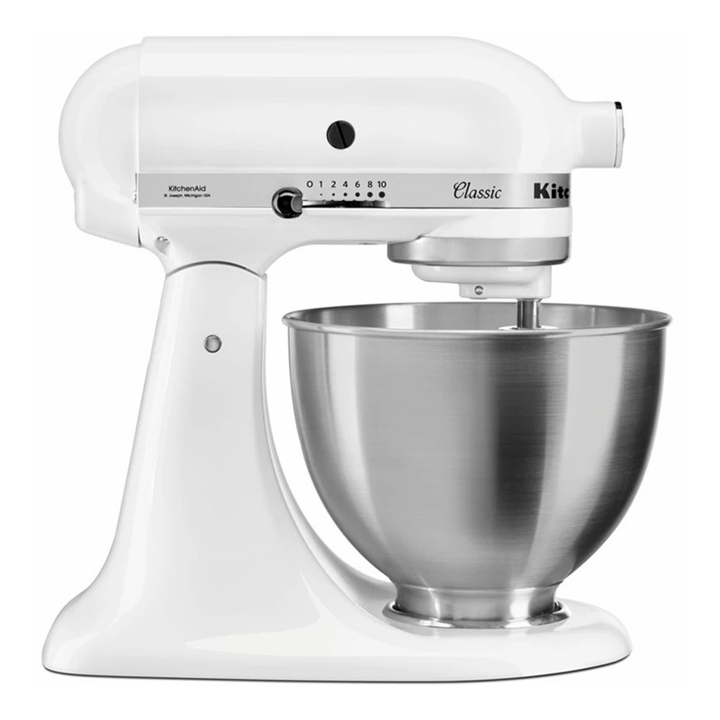 product image - Миксер планетарный KitchenAid CLASSIC, объем чаши 4,3 л, белый