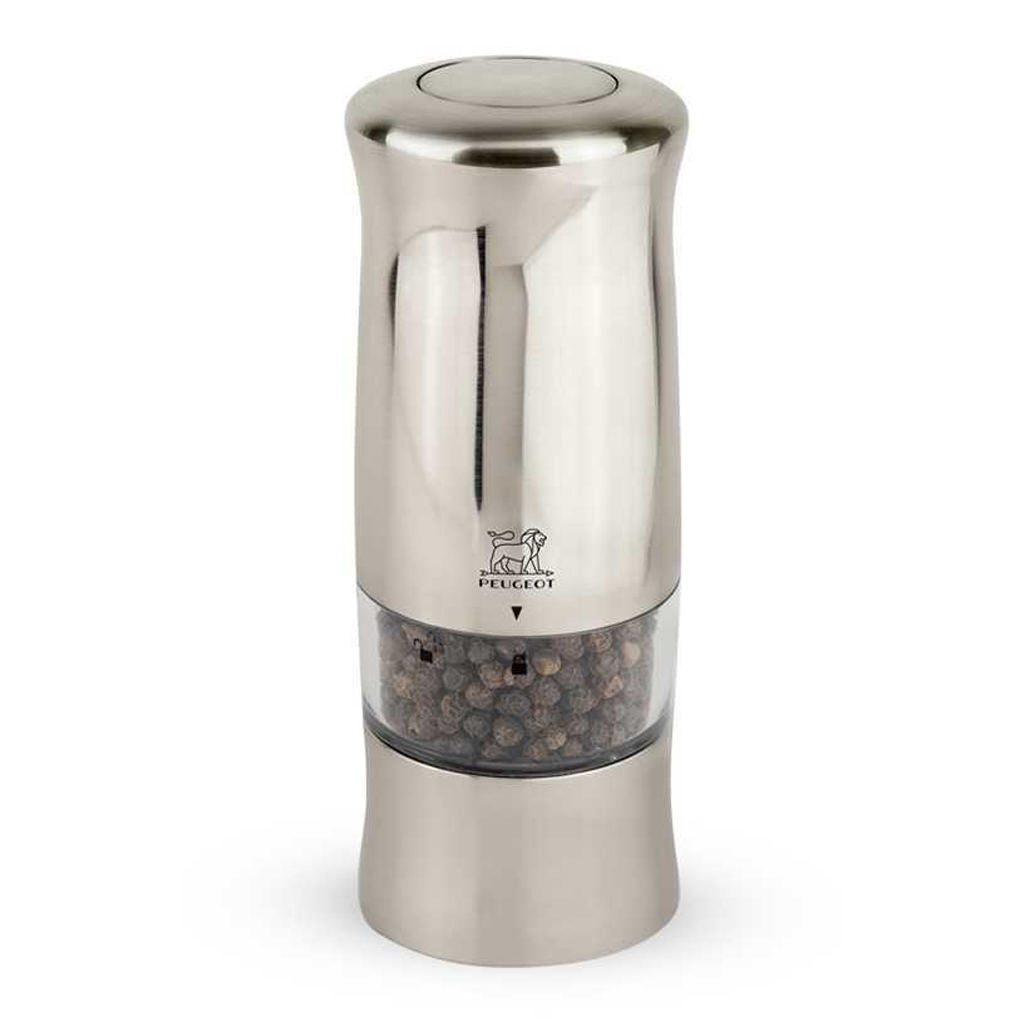 product image - Мельница электрическая для перца Peugeot Zeli, высота 14 см, серебристый
