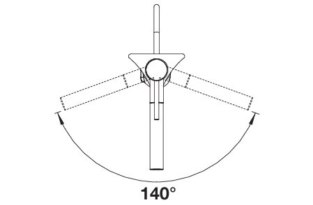 Смеситель BLANCO ALTA-S II PVD Steel