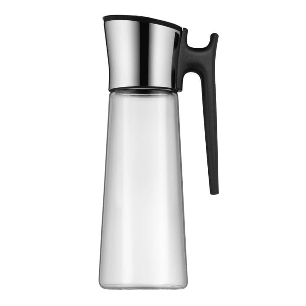 product image - Графин с ручкой WMF BASIC, объем 1,5 л, прозрачный с серебристым