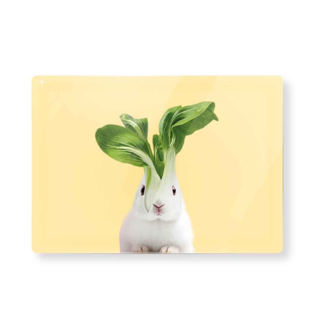 product image - Доска разделочная стеклянная «Кролик» WD Lifestyle, 20х30 см, разноцветный