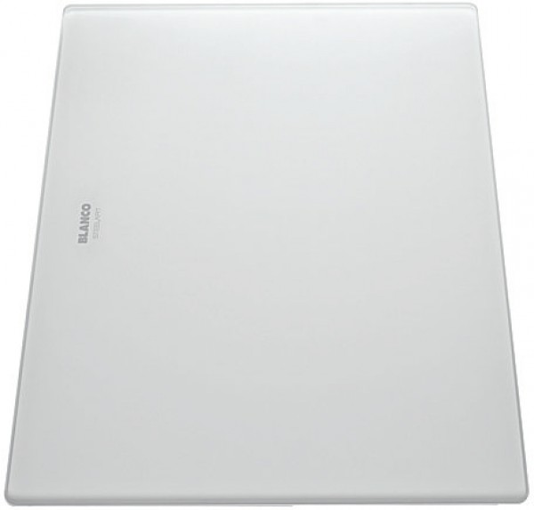 product image - Дошка обробна BLANCO біле матове скло 420х240 мм
