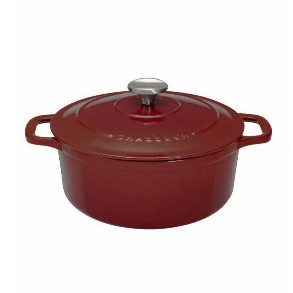 product image - Каструля з кришкою Chasseur ROUND CASSEROLE, об'єм 2,5 л, червоний рубін
