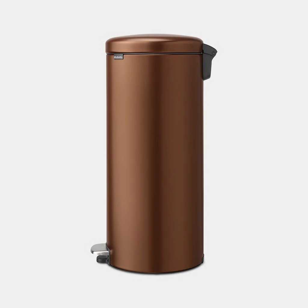 Бак для сміття Brabantia NewIcon Pedal Bin, об'єм 30 л, бронза