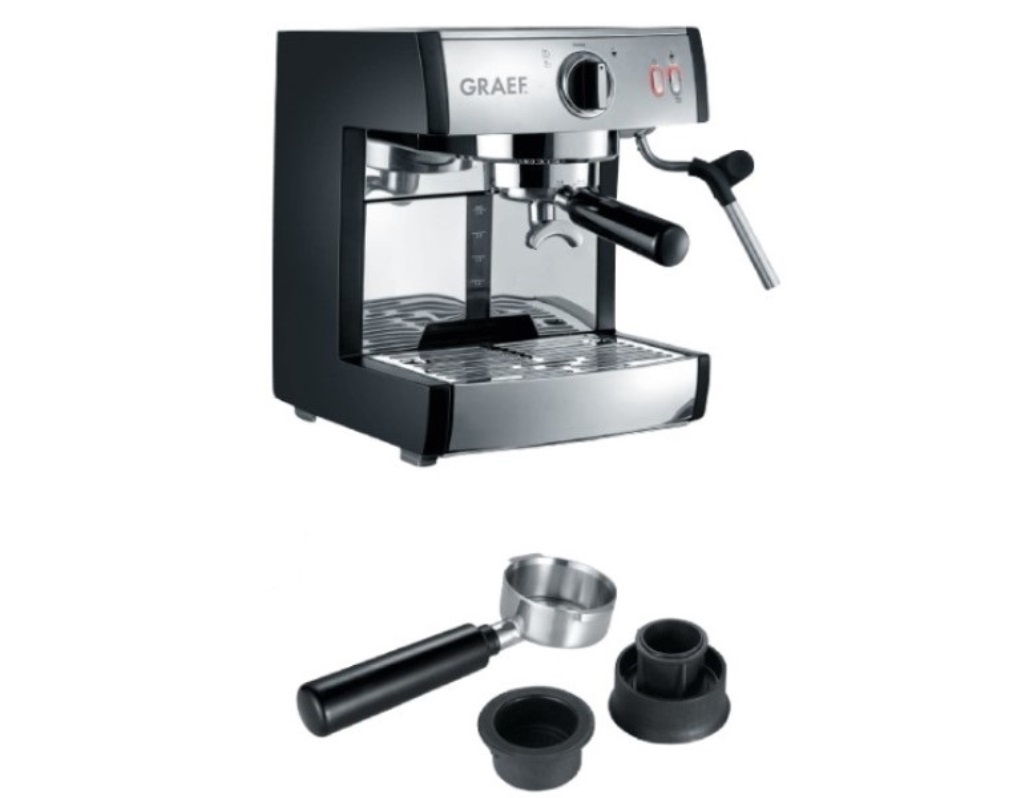 product image - Кавомашина-еспресо базова Nespresso Graef ES 702EU1, об'єм 2,5 л, сірий