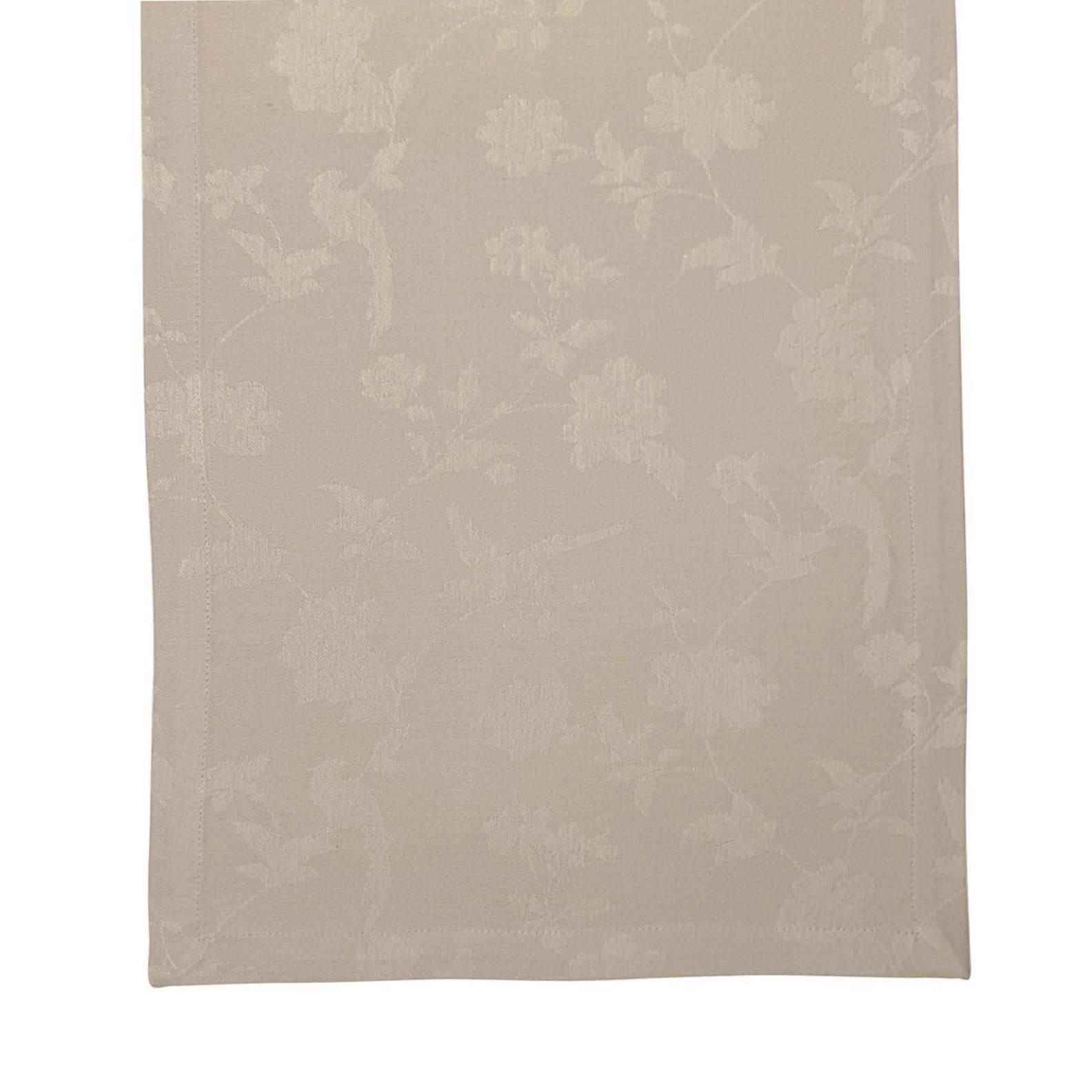 product image - Скатертина Laura Ashley HERITAGE, 40х150 см, бежевий з квітами і пташками