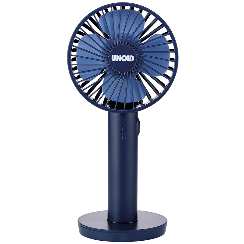 product image - Ручной вентилятор Unold HANDHELD FAN Breezy, высота 20,5 см, синий