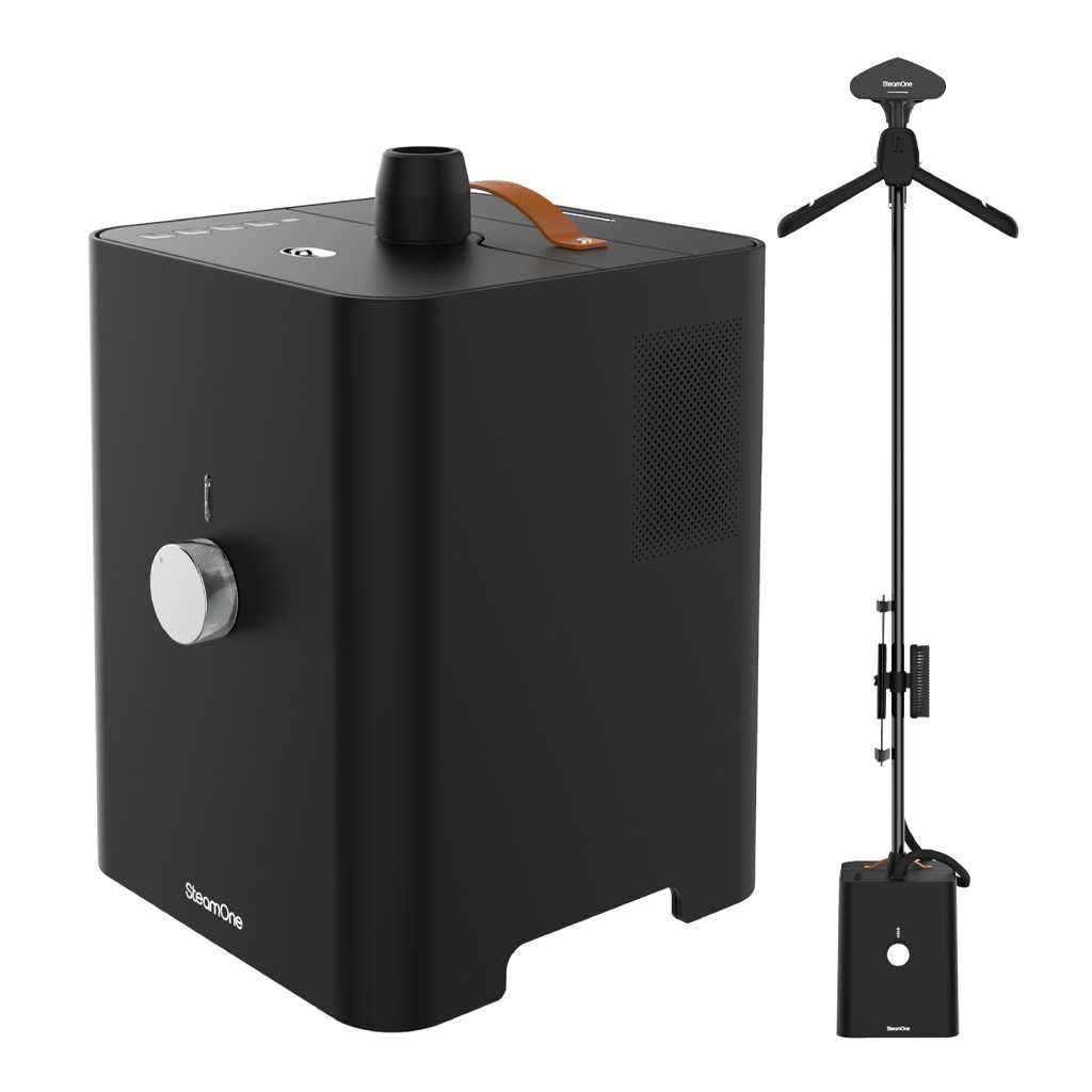 product image - Отпариватель вертикальный STEAMCUBE SteamOne PRO, объем резервуара 2,5л, черный