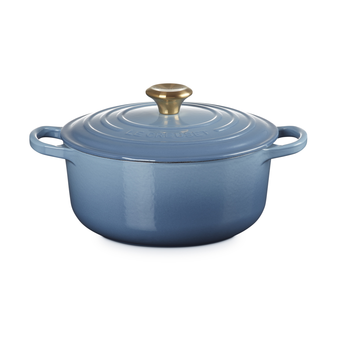 product image - Кастрюля чугунная с крышкой Le Creuset Cast Iron Chambray, объем 2,4 л, диаметр 20 см