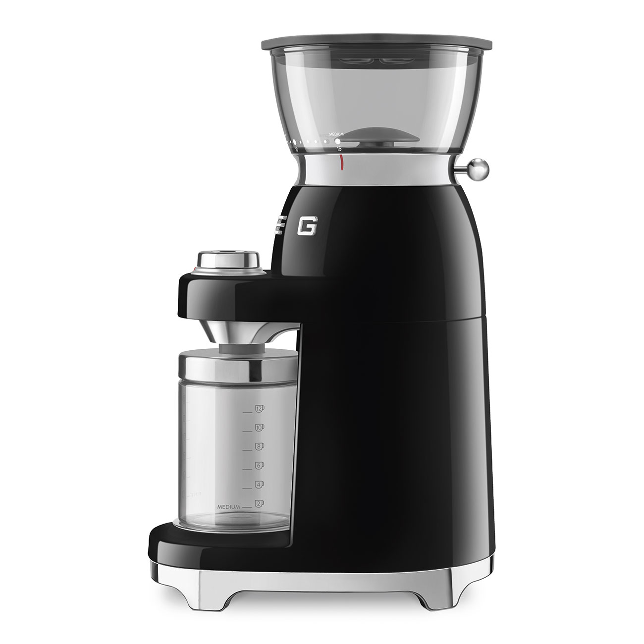 Кофемолка Smeg 50 STYLE, 15x34,5x22 см, черный