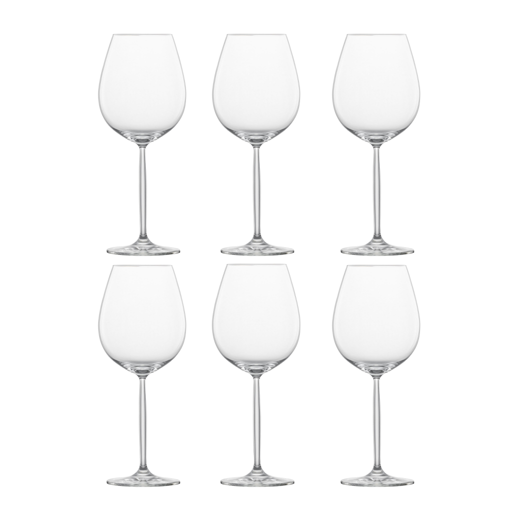 product image - Набор бокалов для красного вина/воды Schott Zwiesel DIVA, объем 0,613 л, прозрачный, 6 штук
