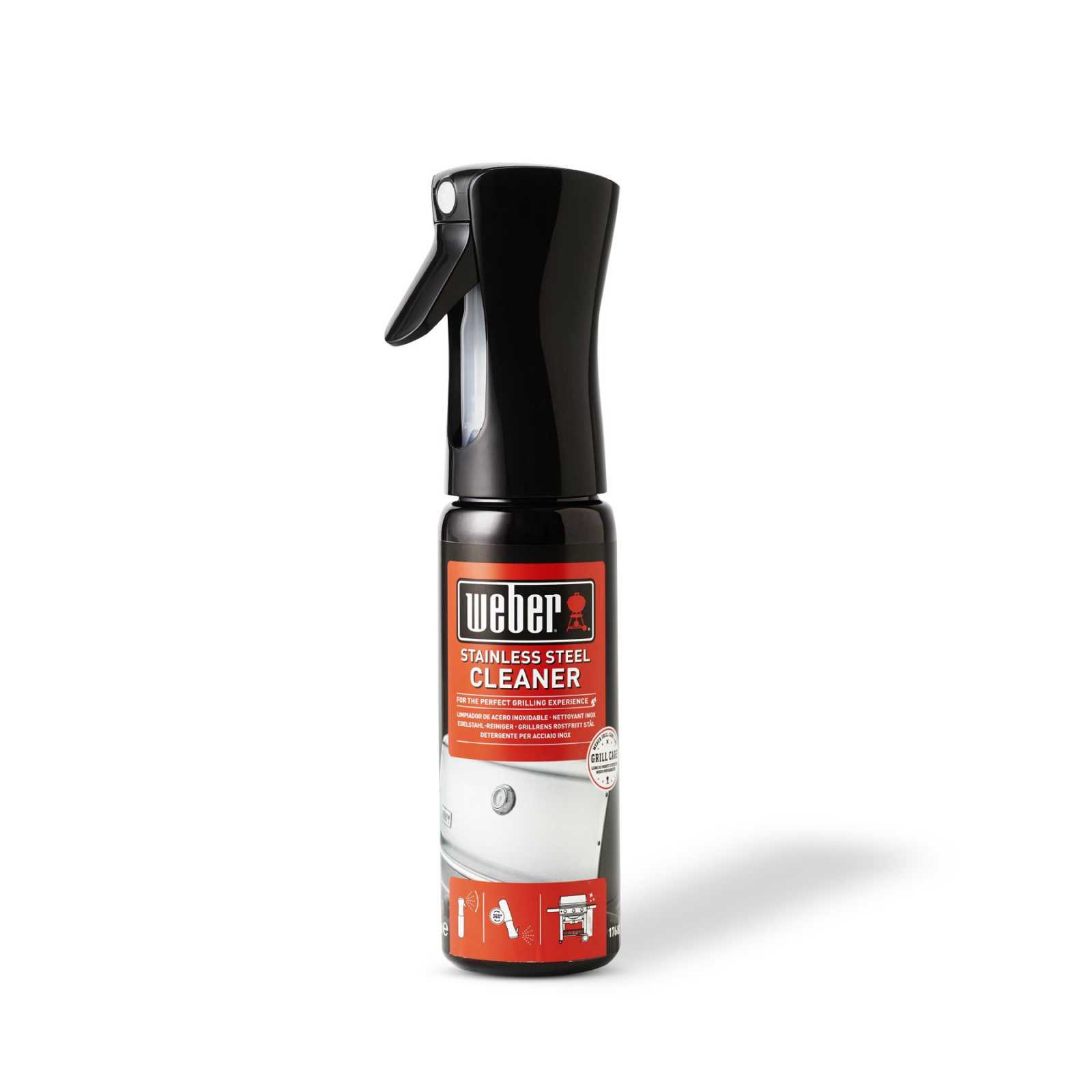 product image - Очиститель поверхностей из нержавеющий стали Weber, объем 0,2 л, черный