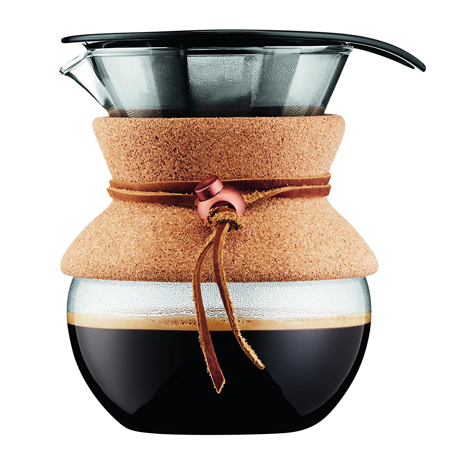 product image - Кавник з фільтром Bodum POUR OVER, об'єм 0,5 л, корковий тримач