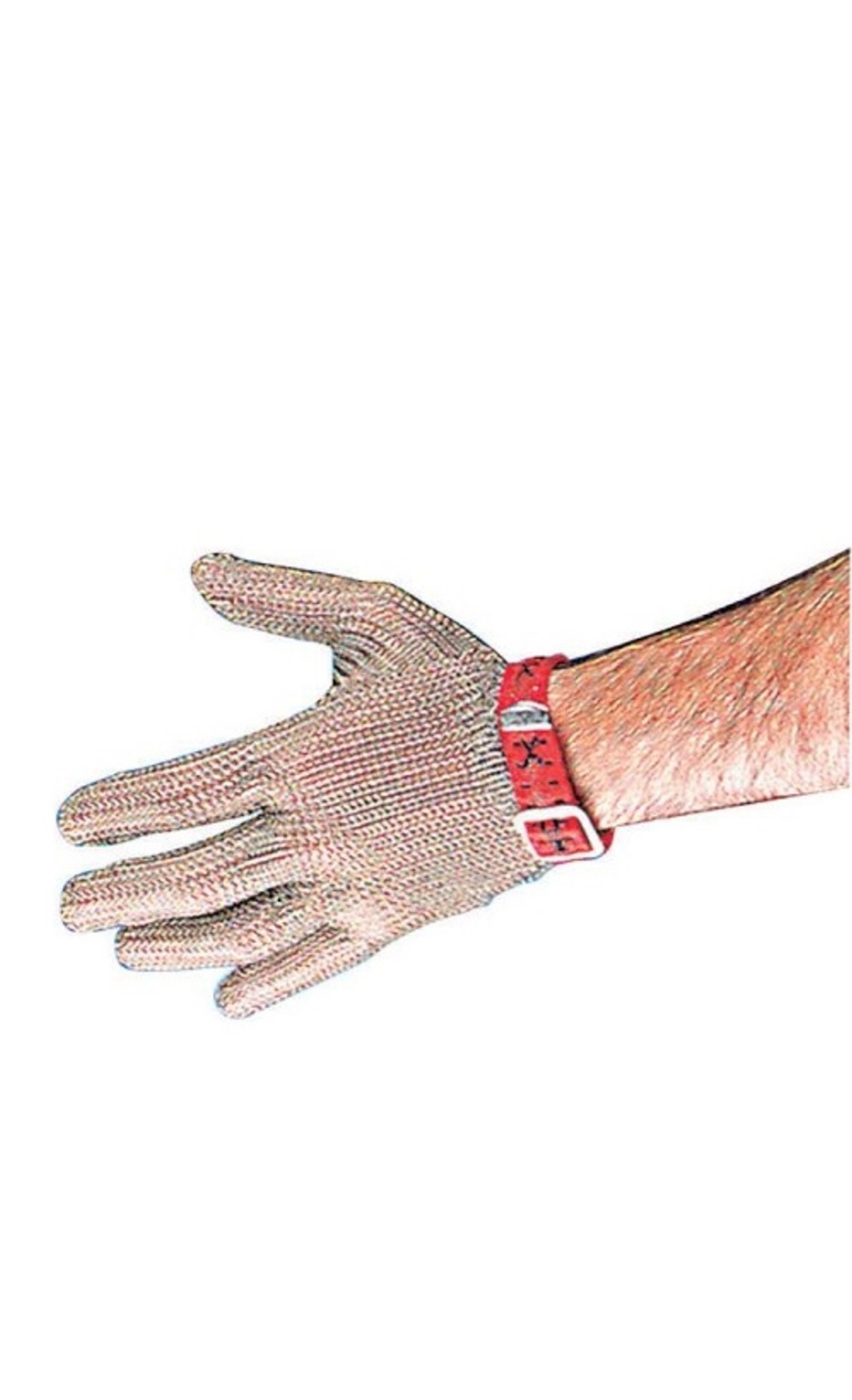 product image - Перчатка кольчужная из нержавеющей стали Paderno KITCHEN UTENSILS, размер M, серебристый