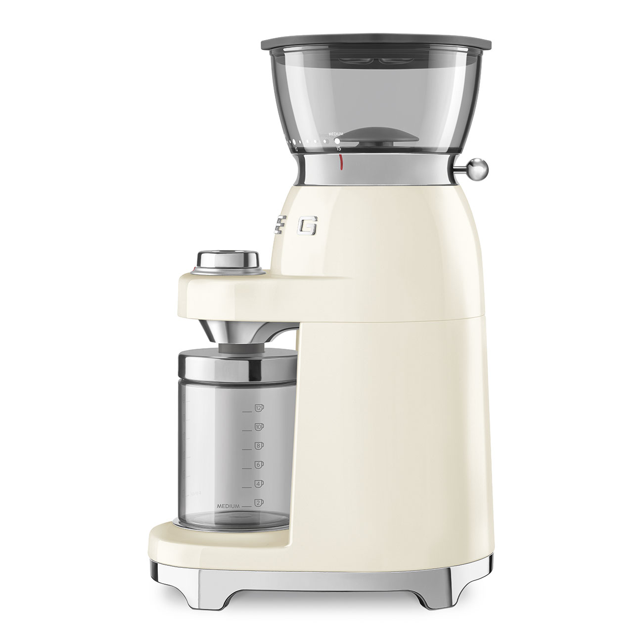 Кофемолка Smeg 50 STYLE, 15x34,5x22 см, бежевый