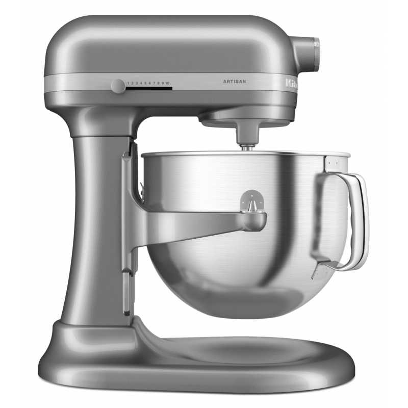 product image - Міксер планетарний KitchenAid Artisan, об'єм чаші 6,6 л, сріблястий