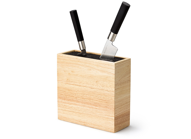 product image - Блок для ножей со вставкой Continenta, 21,5x22x8,5 см, светло-бежевый