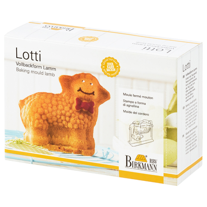 product image - Форма объемная «Ягненок» Birkmann LOTTI, 6,2х19,5х12,8 см, черный