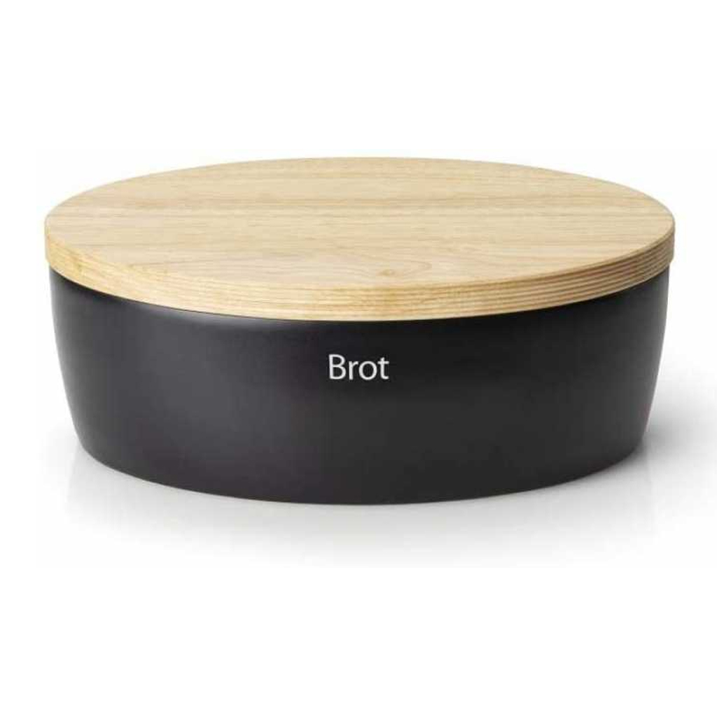 product image - Хлебница Continenta Вread bin ceramic, 13,5х36х23 см, черный