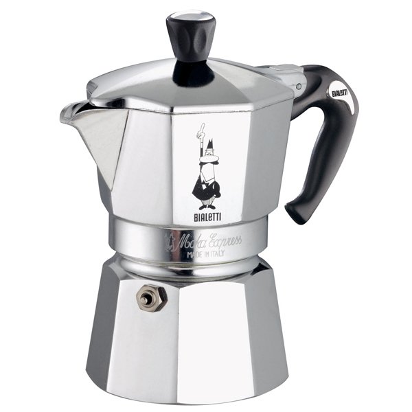 product image - Кофеварка гейзерная "Moka express"  на 6 чашек Bialetti MOKA EXPRESS, серебристый