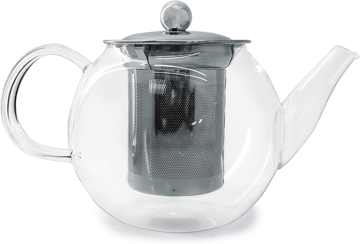 product image - Чайник Nerthus GLASS TEAPOT, объем 0,8 л, прозрачный