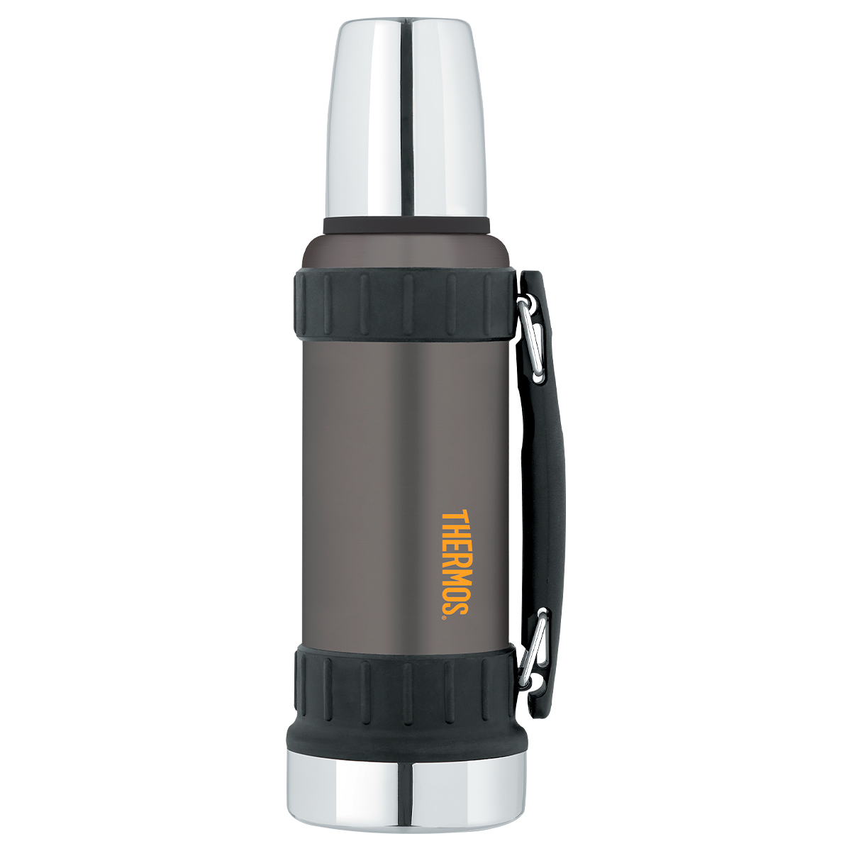 product image - Термос Thermos Isolierflasche Work, объем 1,2 л, цвет темно-серый