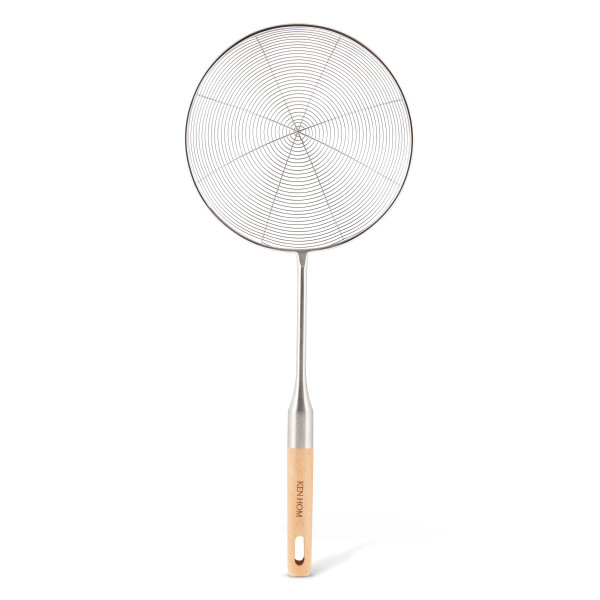 product image - Шумовка Ken Hom, длина 45,8 см, серебристый и бежевый