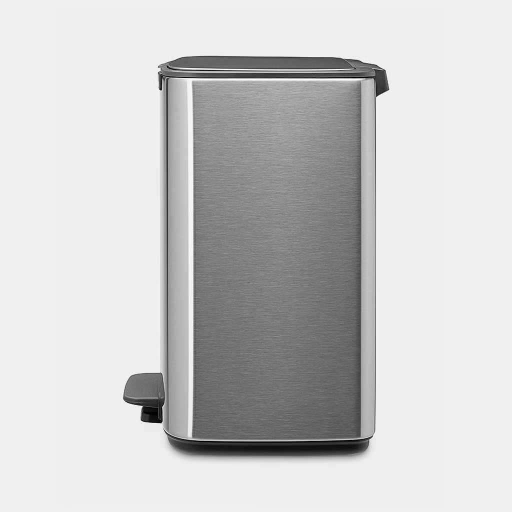 Бак для сміття Brabantia Bo Pedal Bin, об'єм 12 л, сталевий матовий