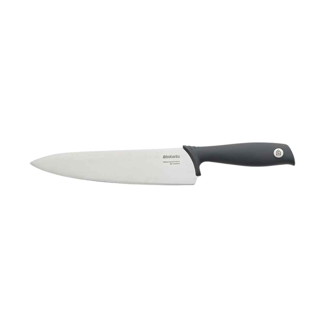 product image - Нож шеф-повара Brabantia TASTY+, длина 33,4 см, темно-серый