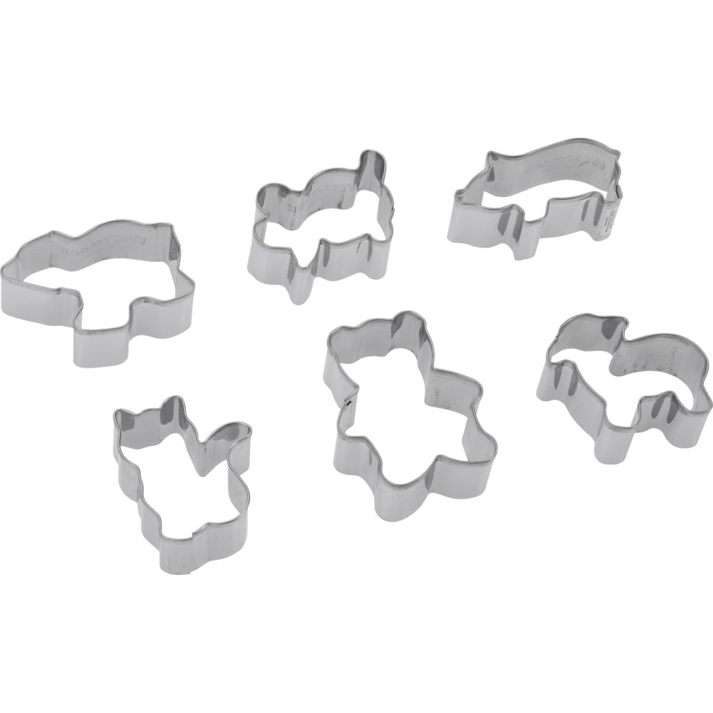 product image - Набор форм для печенья «Животные» Westmark, серебристый, 6 шт