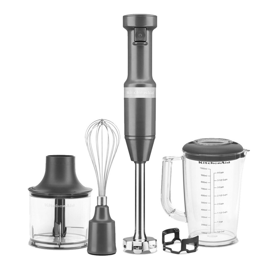 product image - Блендер занурювальний з аксесуарами KitchenAid ARTISAN, сірий