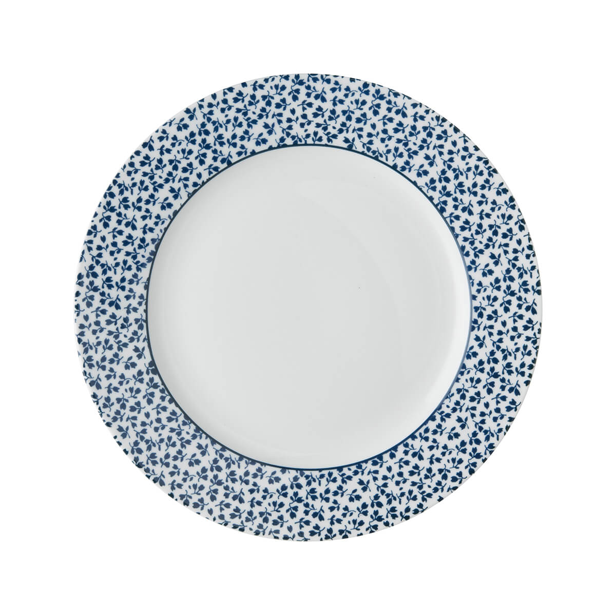 product image - Тарелка фарфоровая Laura Ashley BLUEPRINT, 20 см, белый в синий мелкий цветок