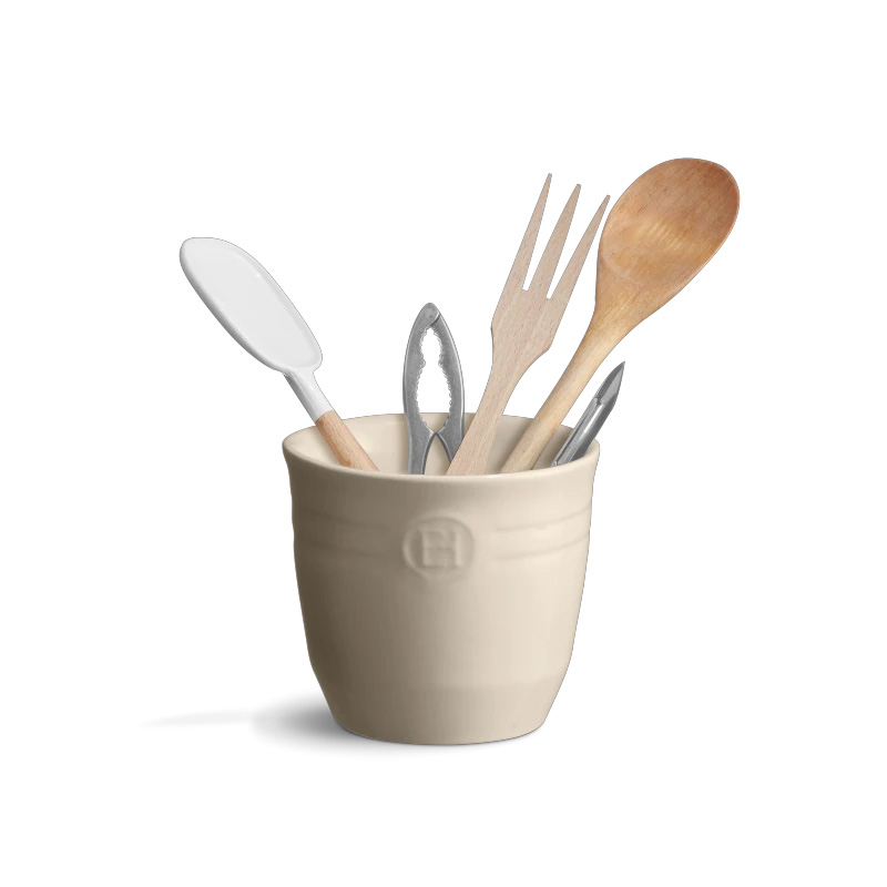 Підставка для кухонного приладдя Emile Henry Kitchen Tools, 13х11,5 см, бежевий