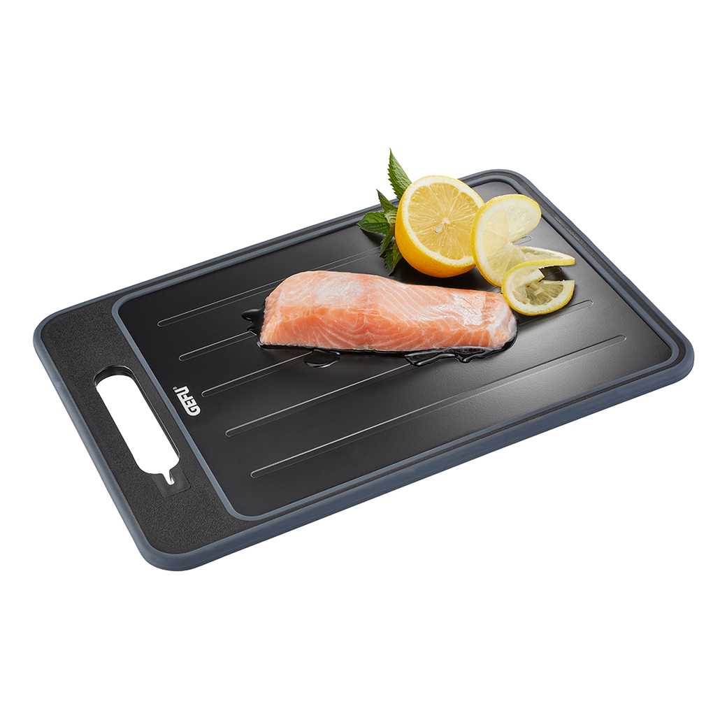 product image - Доска для размораживания и разделки GEFU CUT PRO, 36,5х25х1 см, черный