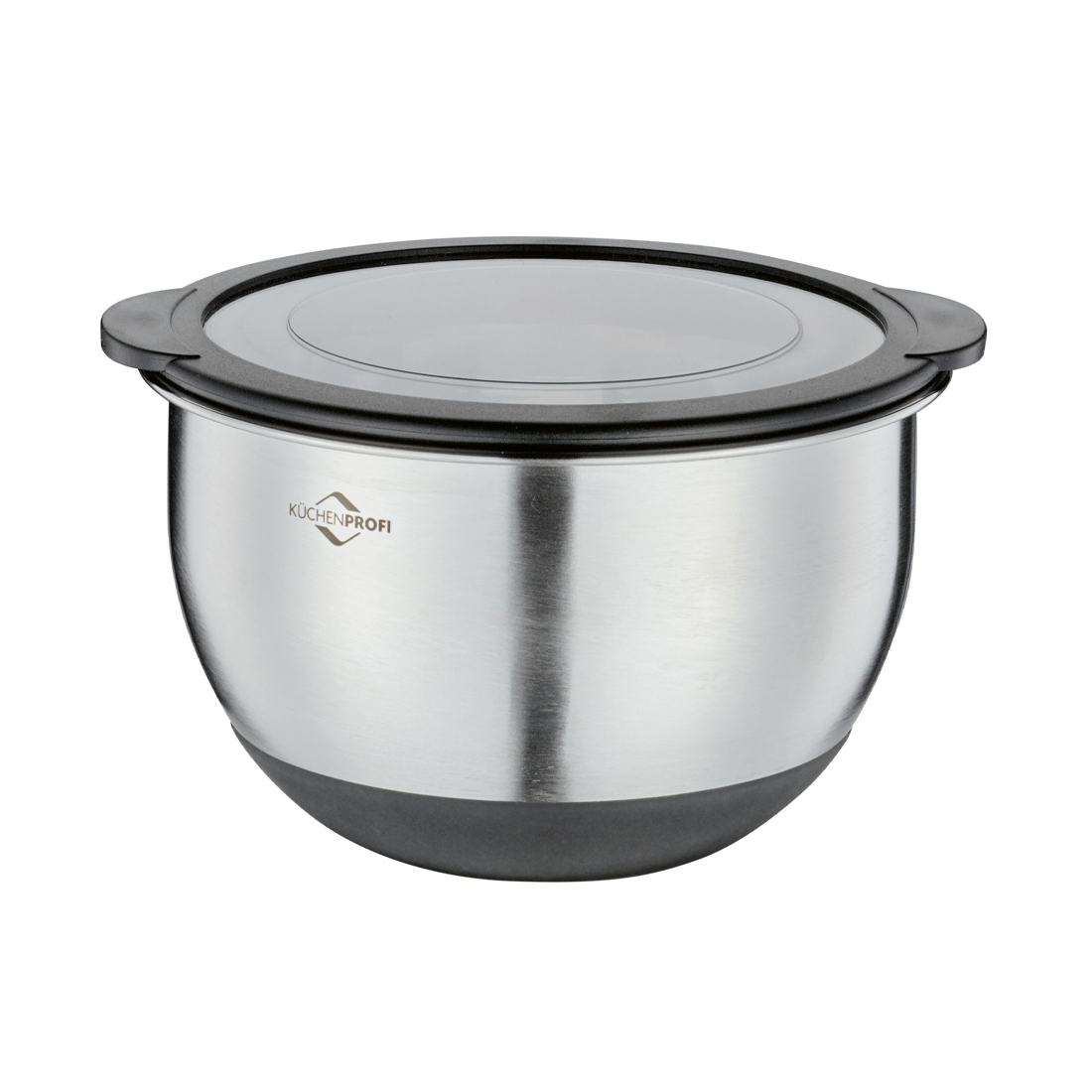 product image - Миска з кришкою Kuchenprofi Deluxe, об'єм 1,5 л, діаметр 16 см, сріблястий