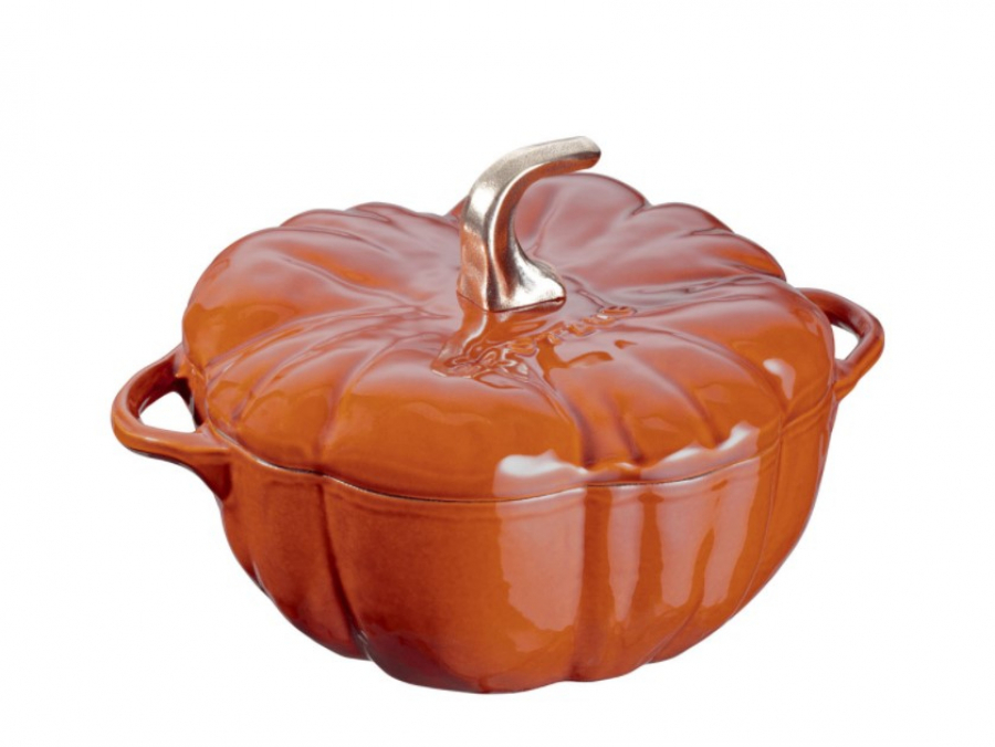 product image - Кокотница порционная "тыква" Staub, диаметр 18,5 см, оранжевый